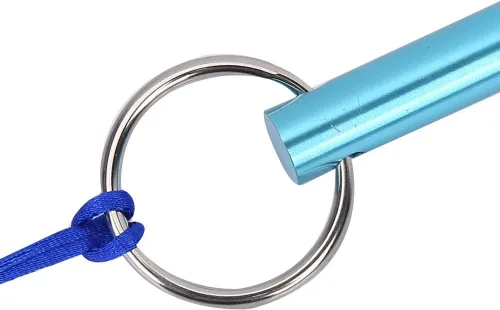 Vista 9 de Varilla de buceo Varilla de buceo Aleación de aluminio Buceo Aleación de aluminio Puntero de cosquillas Stick con cordón de medición (azul)