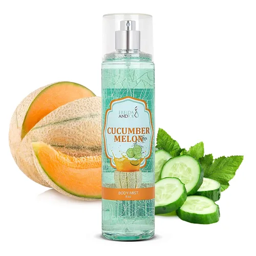 Vista 9 de Lujosa bruma corporal de coco con fragancia fina, regalos perfumados de lujo cálidos y acogedores para mujeres, botella de spray de bruma fina de 8