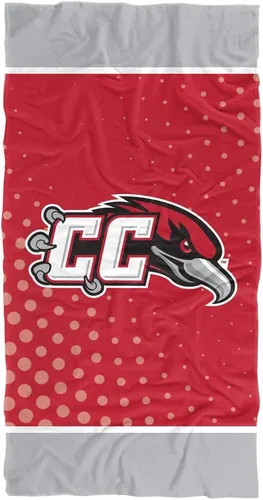 Vista 54 de LOGOVISION Manta Abilene Christian University, 30x60 Logo Dots CottonFront/PolyBackBeachTowel