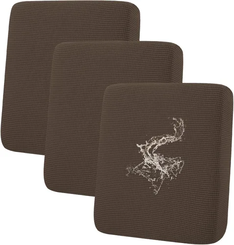 Vista 65 de Fundas impermeables para sofá seccional, fundas de cojín antideslizantes para sofá Ajuste seccional en forma de L, tela jacquard elástica, parte