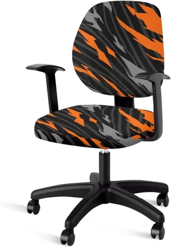 Vista 14 de Funda para silla de oficina, con temática de playa, funda elástica para silla de oficina, funda elástica de 2 piezas, funda para silla