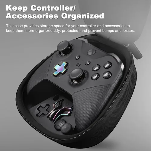 Vista 2 de Complete Component Pack for Xbox Elite Controller Series 2 - Accessories Includes 1 Carrying Case, 1 Charging Dock, 4 Thumbsticks, 4 Paddles, 1