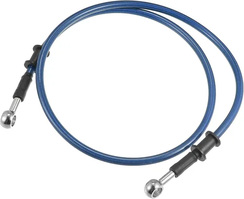 Vista 11 de X AUTOHAUX 39.4 in 39.37" Longitud 0.394 in ID motocicleta hidráulico freno línea aceite manguera tubo 0° acero inoxidable trenzado cable para ATV