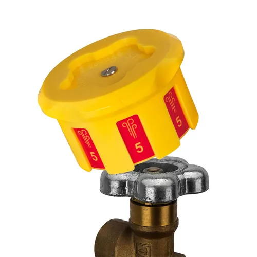Vista 6 de Strong Hand Tools EZ-View Indicador de Válvula de Cilindro de Gas, Se Adapta a Volante de Mano de 3 Estrellas, Ahorro de Gas, Giro Fácil