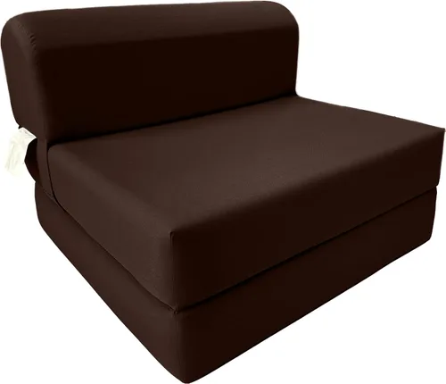 Vista 61 de D&D Futon Furniture. Silla plegable de espuma, sofá de estudio, colchón de espuma plegable para invitados (6 x 24 x 70 pulgadas, negro)