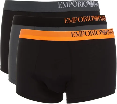 Vista 2 de Emporio Armani Soft Touch Ecofiber - Baúl para hombre, paquete de 3