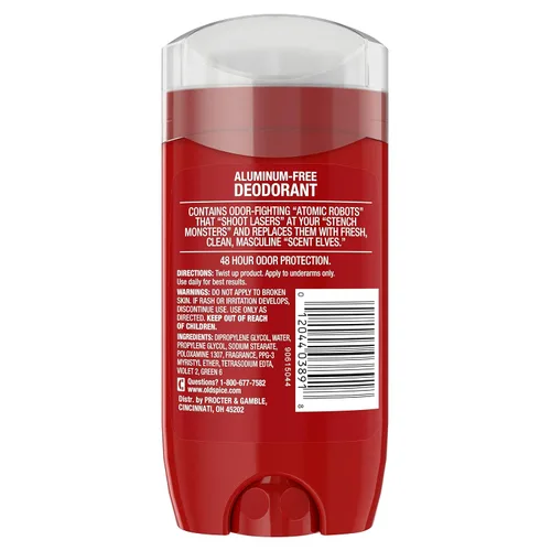 Vista 3 de Desodorante Old Spice para hombres, aroma deportivo puro, alta resistencia, Pure Sport Desodorante, 3