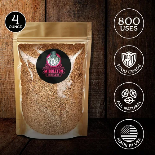 Vista 2 de Bolsa SmokeTop® de 4 onzas, chips ahumadores de cóctel para cócteles antiguos, whisky y bourbon - por Middleton Mixology Made in the USA (800 usos)