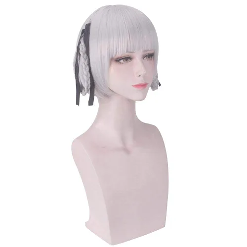 Vista 4 de LCNING anime cosplay wigs Kakegurui Momobami Kirari cosplay party wigsWig Cap