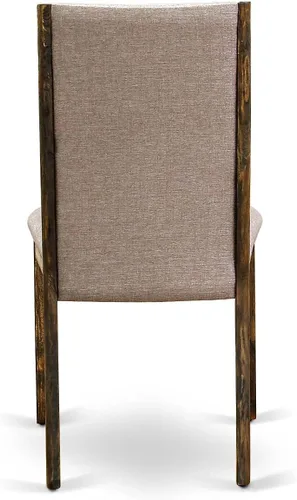 Vista 13 de East West Furniture F2LA7-716 Juego de comedor, mediano