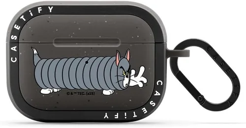 Vista 54 de CASETiFY AirPods Pro (1ª/2ª Gen) Estuche Bounce con Anillo [Colaboración Frozen] - Copo de Nieve de Anna - Taupe Mate