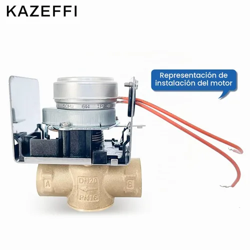 Vista 5 de Motor Synchron 24V 4RPM Reemplazo para Honeywell Motor 802360JA, utilizado en V8043/8044 Honeywell Zone Valve Control