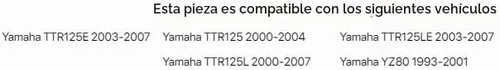 Vista 2 de Acerbis Guardabarros Trasero YZ Azul para Yamaha TTR125LE 2003-2007