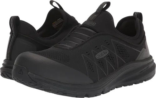 Vista 7 de KEEN Utility Zapatillas de trabajo industriales Vista Energy Shift de baja altura con punta compuesta ESD para hombre, NegroNegro, 11 Wide