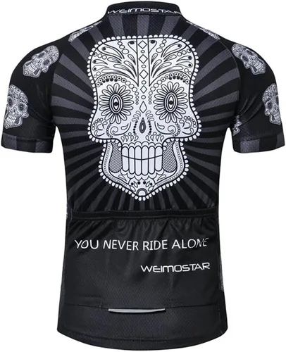 Vista 3 de Weimostar Equipo Bicicletas Hombres Deportes Camisas Cómodo Ciclismo Jersey Juventud Al Aire Libre Bicicleta De Montaña