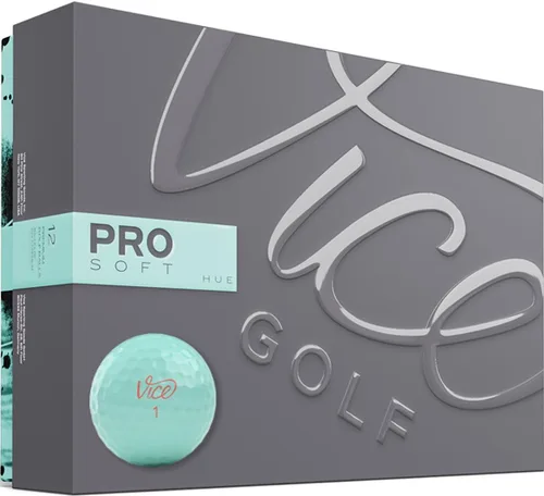 Vista 8 de Vice Golf Pro Soft Golf Balls Verde limón neón