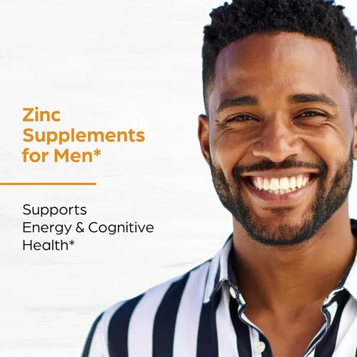 Vista 7 de Cápsulas de zinc de 50 mg para hombres y mujeres, 60 unidades Suplementos de zinc altamente absorbibles para apoyo del sistema inmunológico