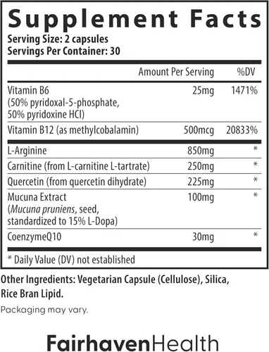 Vista 4 de Fairhaven Health MotilityBoost para hombres Suplemento prenatal de fertilidad masculina para la fortaleza de la motilidad Pre-concepción para él