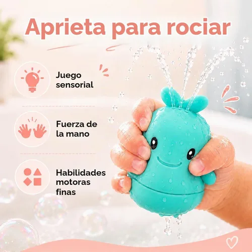 Vista 7 de Juguetes de baño de silicona, juguetes de baño para chorros