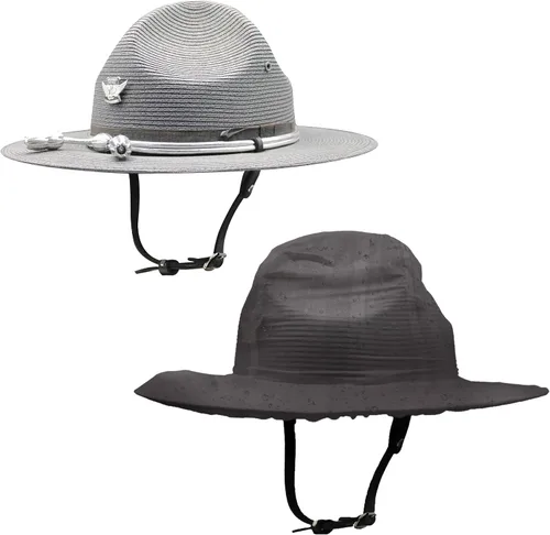 Vista 2 de Phillips Brush Gorra de lluvia reutilizable cubierta protectora para sombrero y bolsa de transporte