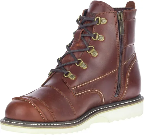 Vista 24 de Harley-Davidson Botas Hagerman de motociclista marrón de 5 pulgadas para hombre