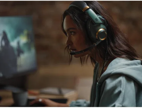 Vista 9 de EPOS Audio H6PRO - Auriculares acústicos cerrados para juegos (color verde carrera)