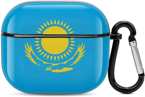 Vista 11 de Lesotho Flag - Funda protectora de cuerpo completo para auriculares Bluetooth para AirPods 3, funda para auriculares con llavero