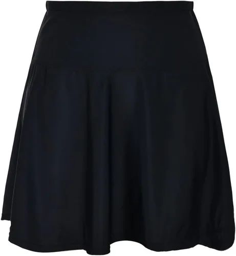 Vista 8 de Hilor Falda de natación de cintura alta para mujer, con control de abdomen, parte inferior de traje de baño adelgazante, falda tankini con pantaletas