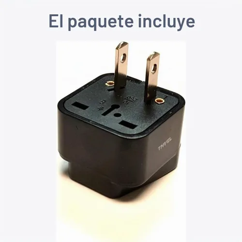 Vista 2 de Adaptador de corriente universal internacional convertidor de punta de enchufe - Convertir Europa, EU/UK/CN/AU a Estados Unidos - Ideal