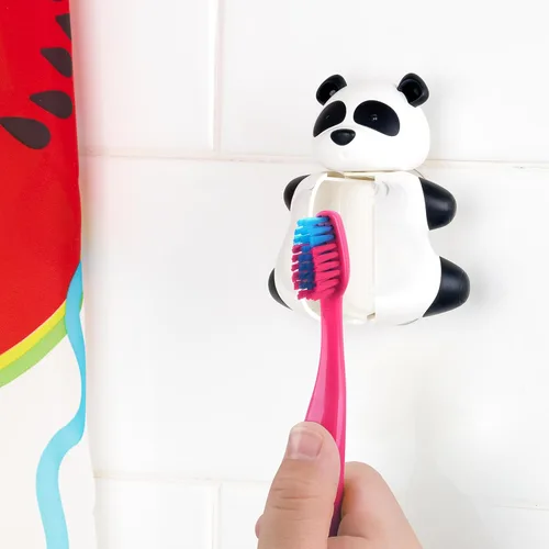 Vista 5 de Soporte de cepillos de dientes Flipper Animal World, Panda