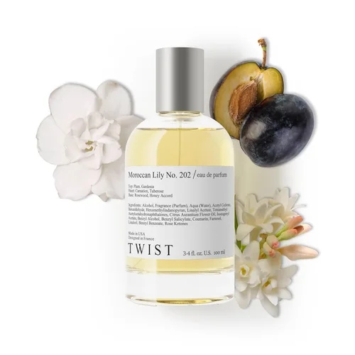Vista 115 de Twist - Addicted No. 3 - Eau De Parfum inspirado en Y. Black Opium, Perfume de larga duración para mujer, Ámbar y Vainilla, Vegano, Ingredientes