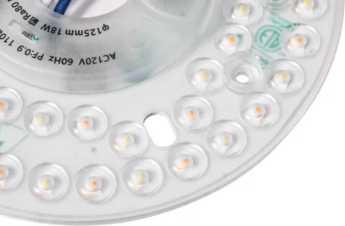 Vista 3 de Kit de actualización de luz LED para ventilador de techo de 4.92 pulgadas, luz empotrada de techo, panel de repuesto de luz de ventilador de techo
