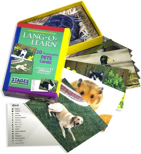 Vista 3 de Stages Learning Lang-O-Learn ESL Pets Vocabulario Photo Flash Cards