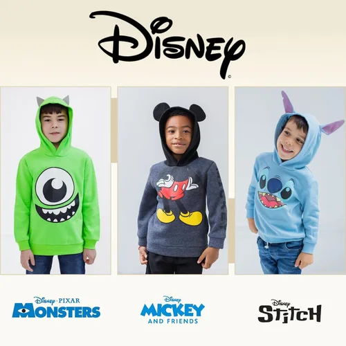Vista 3 de Disney Pixar Monsters Inc. Mike Fleece Pullover Hoodie