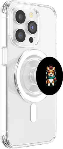 Vista 3 de Corgi Corgi Dog Corgis Christmas Corgi Welsh Corgis PopSockets MagSafe PopGrip para iPhone