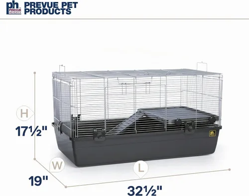 Vista 6 de Prevue Pet Products 528 Hogar Universal para Mascotas Pequeñas, Gris Oscuro