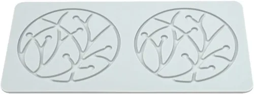 Vista 7 de Molde de encaje de hojas huecas 3D, molde de encaje de silicona con formas de flores de múltiples hojas para decoración de pasteles, tapete