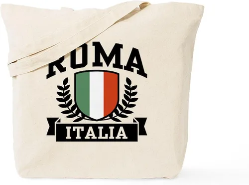 Vista 10 de CafePress Bolsa de compras de lona beige natural reutilizable de Italia