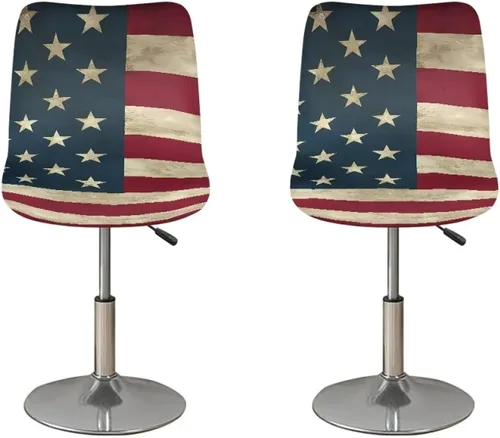 Vista 226 de American Eagle - Juego de 2 fundas para taburetes de bar para sillas de comedor, impermeables, antideslizantes, tamaño universal