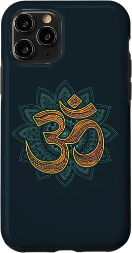 Vista 29 de Funda con diseño de mandala espiritual Om para iPhone 17