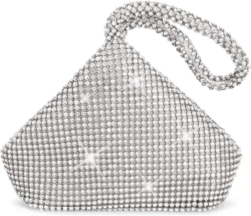 Vista 8 de JIAN YA NA Fashion Women Bridesmaid Lady Girl Bride Evening Clutch Bag for Prom Cocktail Party Wedding Engagement