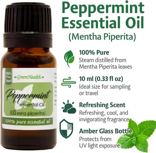 Vista 5 de 10 ml menta Supreme Aceite Esencial (100% Pure & Uncut) – Greenhealth