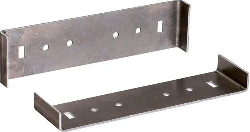Vista 5 de Soporte de montaje para buzón de correo libre de óxido, aluminio, grande (se adapta a buzones con un piso de 8 pulgadas de ancho)