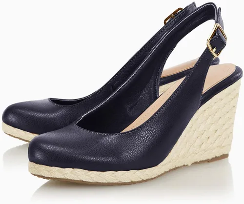 Vista 4 de Alpargatas para mujer, sandalias de cuña con puntera cerrada, plataforma de tacón