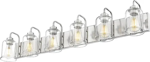Vista 21 de zeyu Accesorios de Iluminación para Baño en Bronce Aceitado, Lámpara de Tocador de Baño de 2 Luces, Apliques de Pared Estilo Granja de 12.5 Pulgadas