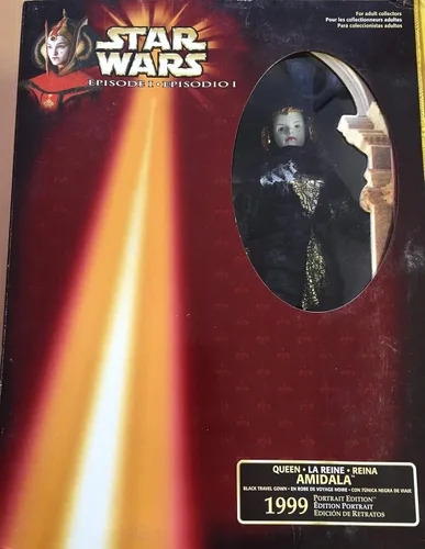 Vista 2 de Star Wars Episodio I Reina en vestido de viaje negro