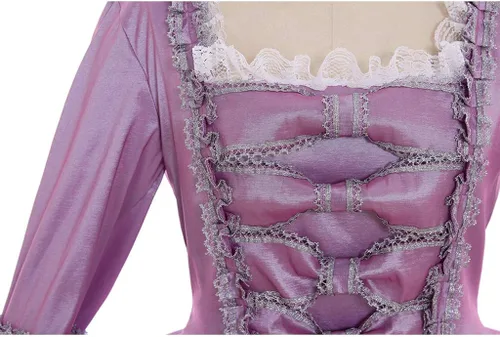 Vista 6 de CosplayDiy Queen Marie Antoinette Rococó - Vestido gótico victoriano para mujer