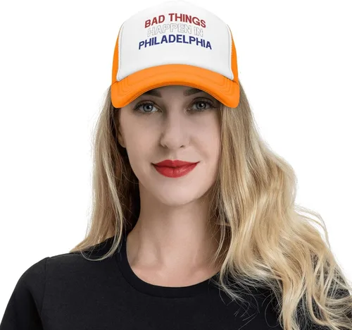 Vista 7 de YVNUM Bad Things Happen in Philadelphia - Gorra de béisbol unisex ajustable para papá