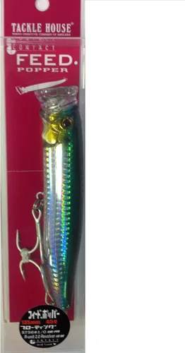 Vista 86 de TACKLE HOUSE Feed Popper 175, Señuelos de pesca de atún de agua salada, Topwater, GT, Bonito, Yellowtail, Yellowfin, Atún rojo, flotante