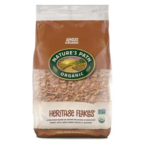Vista 8 de Cereales Nature's Path orgánicos, copos Heritage, caja de 13.25 onzas (paquete de 6)